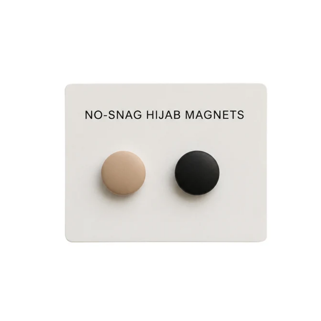 Matte Hijab Magnets. 2-Piece Set